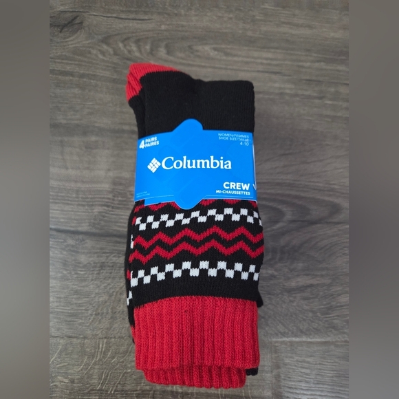 Women's Columbia Moisture Control Socks 4pk NEW - Picture 4 of 5